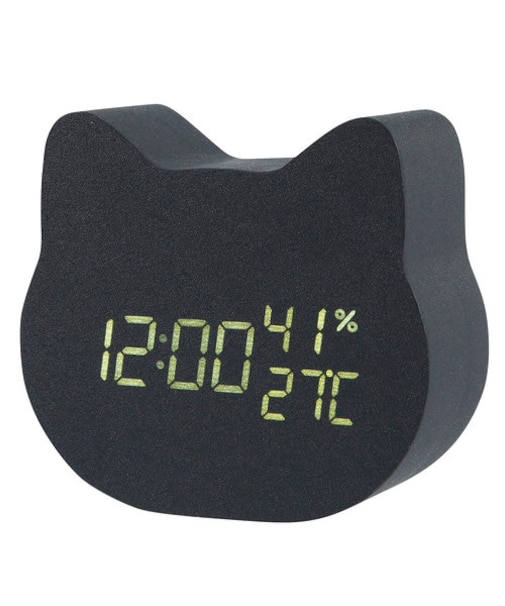 LEDデジタル置き時計 デコネコ