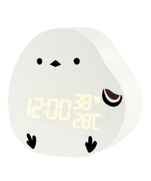 LEDデジタル置き時計 シマエナガ