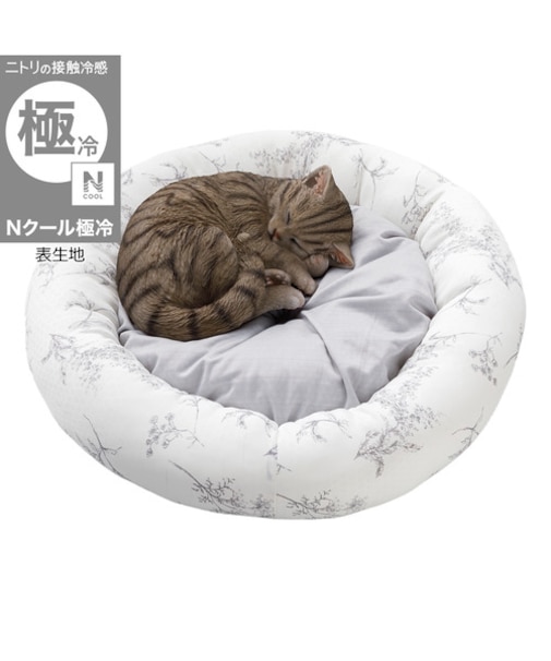 ペットベッド 丸(Nクール極冷 ラインアート)