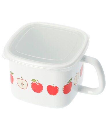 ホーロー味噌ポット 蓋つき(TY08)