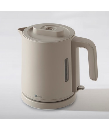 湯量が調節できる電気ケトル (0.8L AB2G02 モカ)
