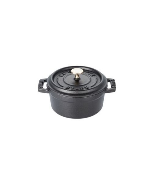   STAUB ピコ・ココット ラウンド 10cm ブラック  