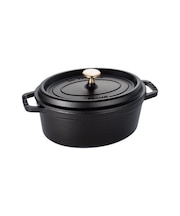   STAUB ピコ・ココット オーバル 23cm ブラック  