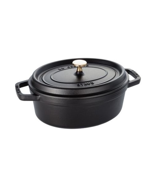   STAUB ピコ・ココット オーバル 27cm ブラック  