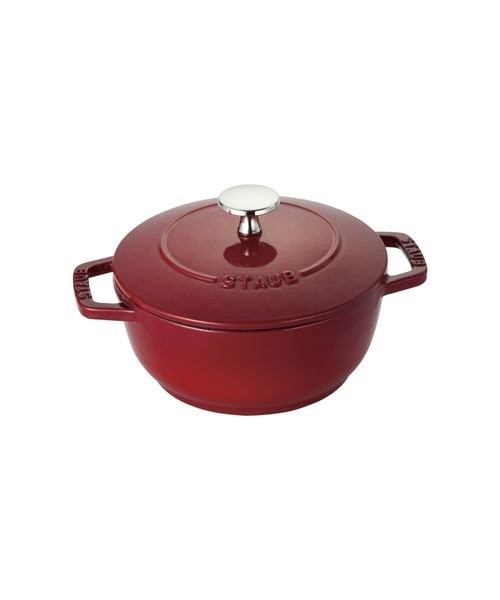 数量限定】STAUB ツイストココット ラウンド 20cm ラ・メール