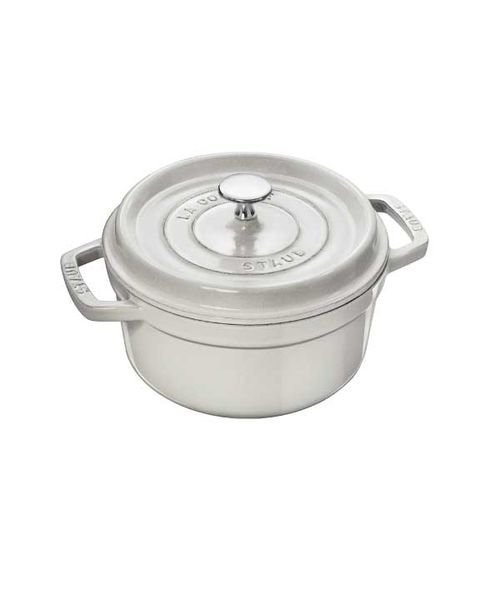 STAUB ピコココットラウンド 20cm　ピュアホワイト Unboxing] The coveted STAUB Pure White! From unboxing to seasoning