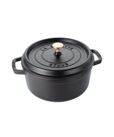   STAUB ピコ・ココット ラウンド 26cm ブラック  