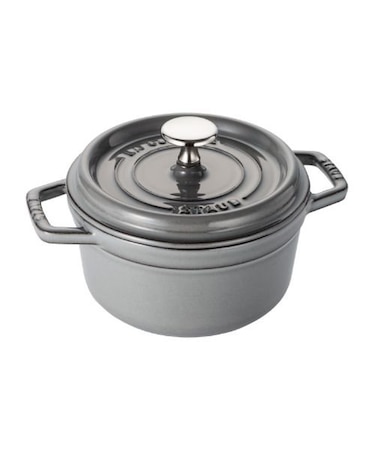   STAUB ピコ・ココット ラウンド 26cm グレー  