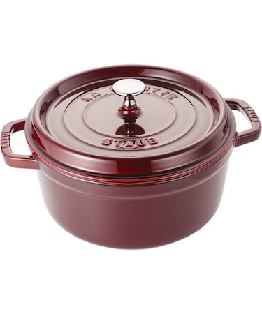   STAUB ピコ・ココット ラウンド 24cm グレナディンレッド  