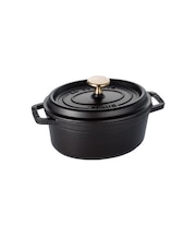   STAUB ピコ・ココット オーバル 17cm ブラック  