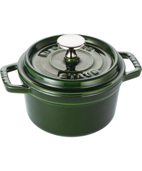 STAUB ピコ・ココット ラウンド 14cm バジルグリーン ｜ツヴィリング