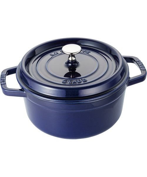STAUB ピコ・ココット ラウンド 20cm グランブルー｜ツヴィリング