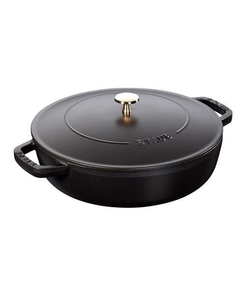 STAUB 28cm ブレイザーソテーパン STAUB ブレイザー ソテーパン 28cm ブラック ｜ツヴィリング