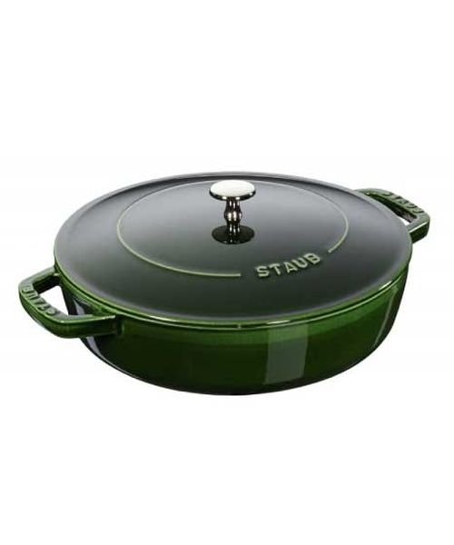 STAUB ピコ・ココット ラウンド 20cm バジルグリーン｜ツヴィリング