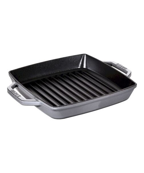 STAUB ピュアグリル スクエア 23cm グレー