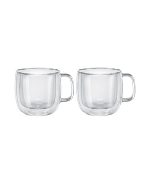 ZWILLING  Sorrento ダブルウォールグラス カプチーノ 450ml ハンドル付  2pcsセット