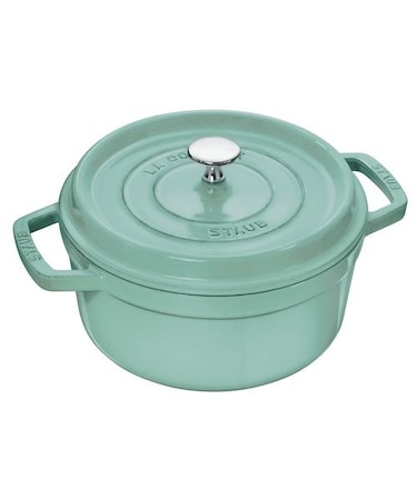 STAUB ピコ・ココット ラウンド 22cm セージグリーン