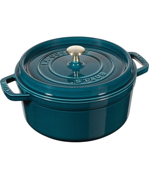ストウブSTAUB♡ ココットラウンド22cm ラメール ストウブ ココットラウンド22㎝ラメール 未使用】STAUB ストウブ
