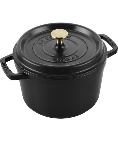 STAUB グランドココット ラウンド20cm ブラック｜ツヴィリング ジェイ