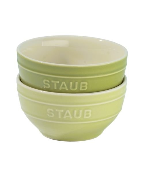 STAUB セラミックボウル2Pセット 「マカロングリーン」｜ツヴィリング