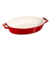 STAUB ｵｰﾊﾞﾙﾃﾞｨｯｼｭ 17cm ﾁｪﾘｰ S