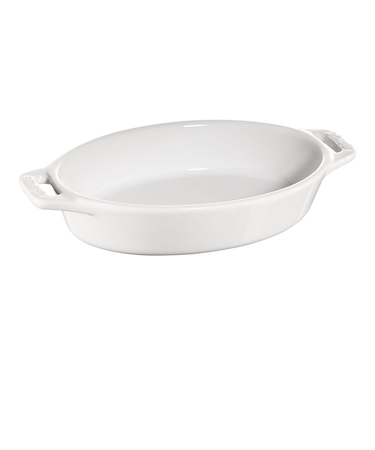 STAUB オーバルディッシュ 23cm ホワイト S