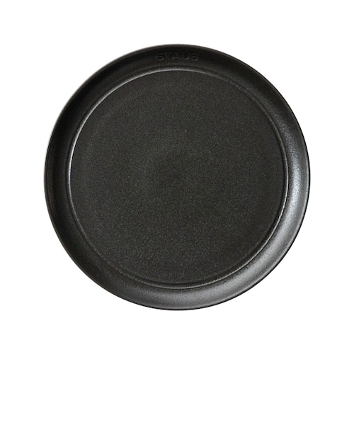 STAUB グリルプレート ブラック STAUB プレート 22cm マットブラック｜ツヴィリング ジェイエー