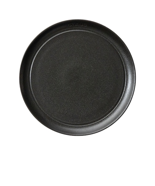 STAUB プレート 22cm マットブラック