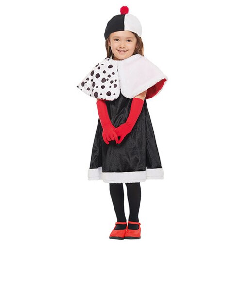 ディズニー クルエラ ヴィランズ 子ども用 コスチューム S