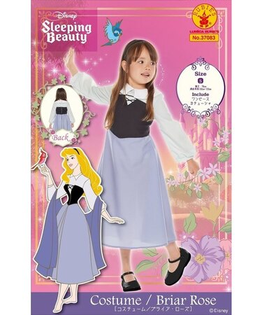 ディズニー コスチューム 眠れる森の美女 子ども用オーロラ町娘S 仮装