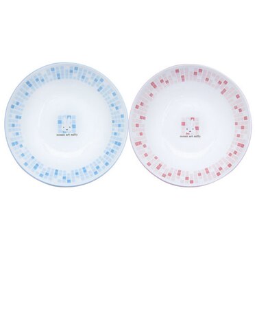 ミッフィー ペアパスタセット (お皿/プレート) モザイクアート miffy キッチン用品