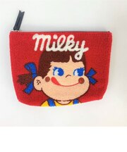 ペコちゃん サガラポーチ RD 小物入れ ポーチ レッド グッズ 