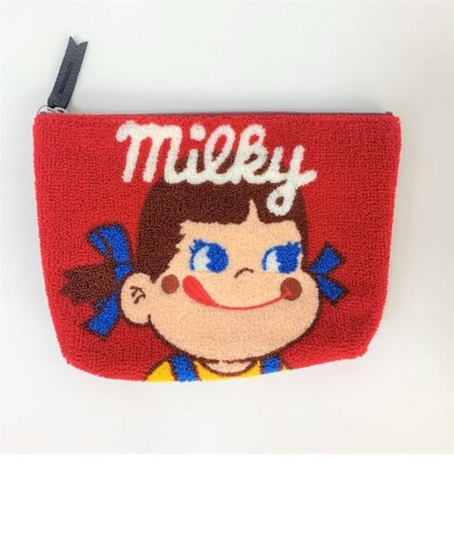 ペコちゃん サガラポーチ RD 小物入れ ポーチ レッド グッズ 