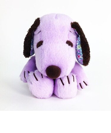 SNOOPY スヌーピー ふわくた FUWAKUTA ぬいぐるみ パープル グッズ