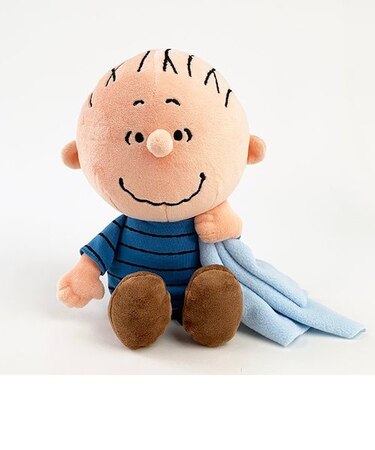 スヌーピー ライナス ソフトぬいぐるみ S ピーナッツ インテリア フィギュア グッズ 