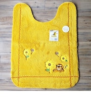 となりのトトロ ネコバス トイレマット ロング 花のバス停 イエロー トイレ用品 グッズ 