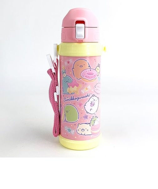 すみっコぐらし ダイレクトステンレスボトル 水筒 ベビー すみっコ ピンク グッズ 