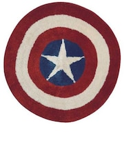 MARVEL キャプテンアメリカ シールド ラグマット グッズ マーベル ラグ 