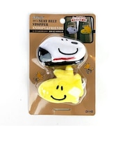 スヌーピーPEANUTS スヌーピー&ウッドストック シートベルトストッパー    