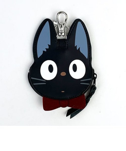 魔女の宅急便 ジジ ダイカットポーチ 小銭入れ コインケース キーケース 小物入れ ブラック