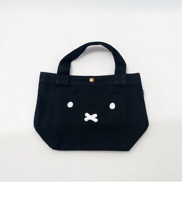 ミッフィー miffy ミニトート フェイスブラック  バッグ ブラック   グッズ