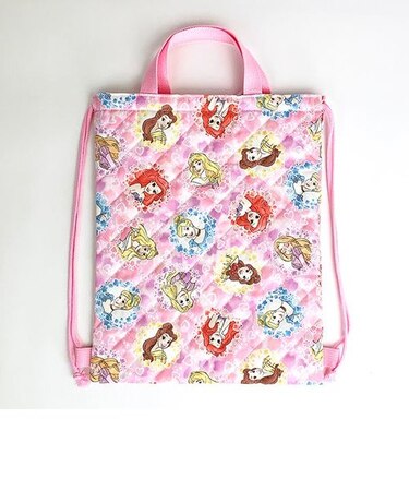 ディズニー プリンセス ナップサック ベビー 入園 入学 体操服カバン Disney ピンク グッズ 日本製 