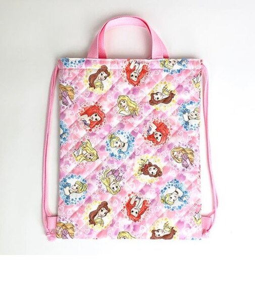 ディズニー プリンセス ナップサック ベビー 入園 入学 体操服カバン Disney ピンク グッズ 日本製 