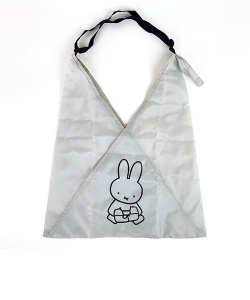 ミッフィー miffy A-BAG グレー バッグ Aライン あずま袋 エコバッグ コンパクト グレー グッズ 