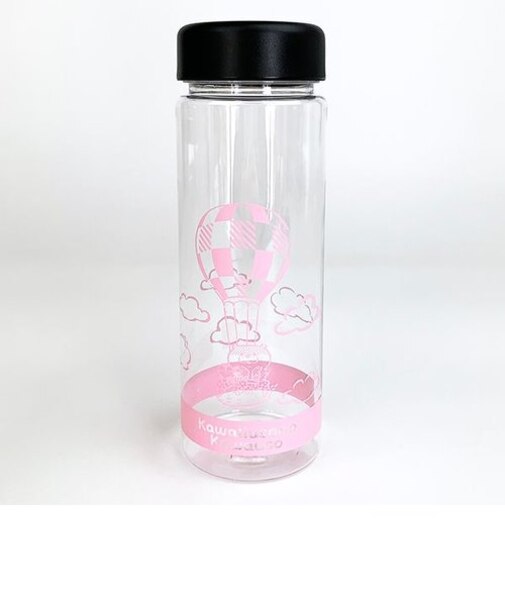 可愛い嘘のカワウソ クリアボトル クリアボトル カワウソ スリム 水筒 クリア グッズ 日本製 