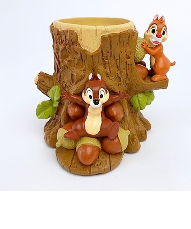 ディズニー チップ&デール ペンスタンド チップ&デール スタンド ペン立て Disney グッズ ブラウン 