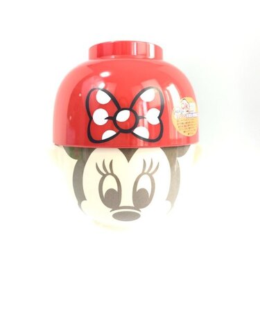 ディズニー ミニーマウス 汁椀茶碗セット リボン お茶碗 お椀 食器 お皿  レッド グッズ 