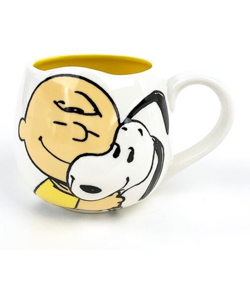PEANUTS スヌーピー snoopy face mug スヌーピー&チャーリー・ブラウン マグ マグカップ 食器 キッチン イエロー