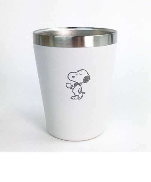 スヌーピー ステンレスタンブラー ホワイト スヌーピー ステンレスマグ マグ カップスヌーピー 白 グッズ 