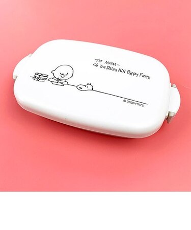 SNOOPY スヌーピー カフェランチ STUDY お弁当箱 弁当箱 ランチ 白 グッズ 